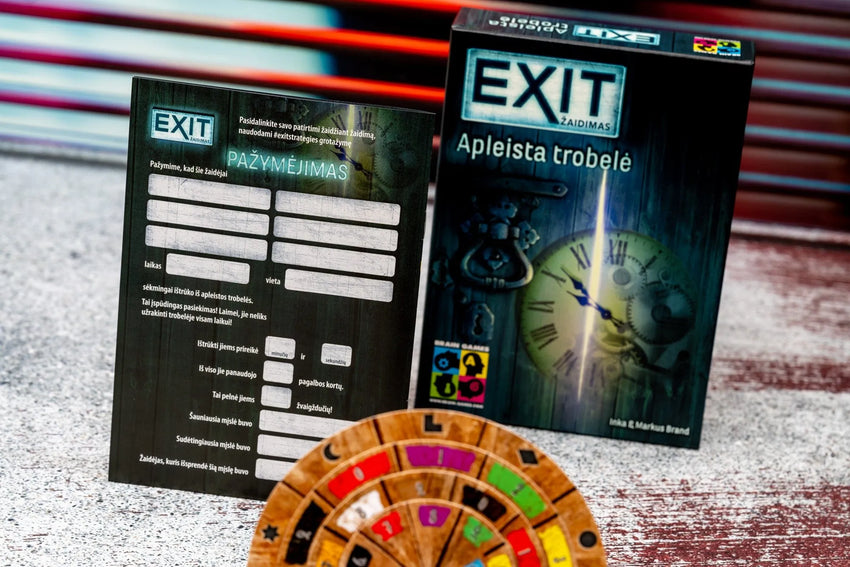 EXiT: Apleista trobelė-Stalo žaidimai-Brain Games LT