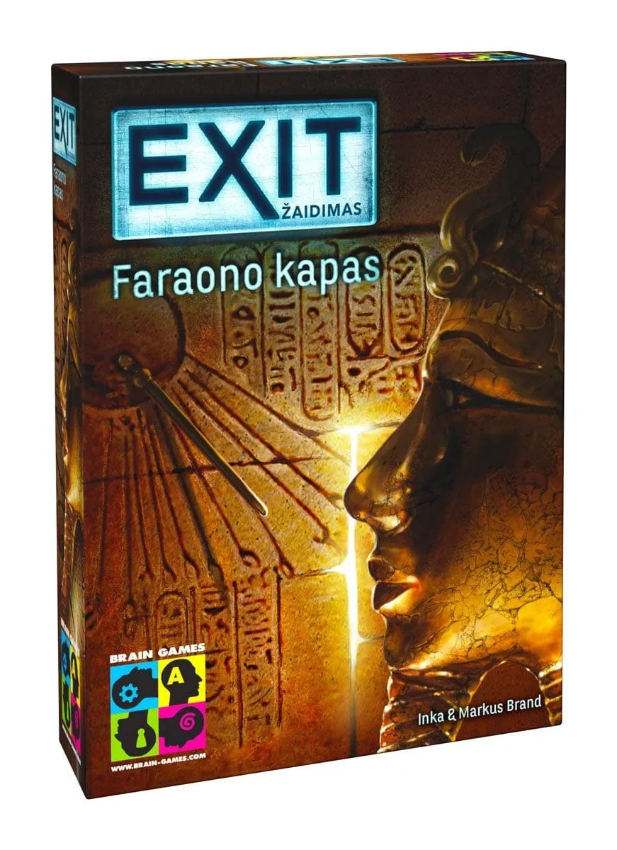 EXiT: Faraono kapas-Stalo žaidimai-Brain Games LT