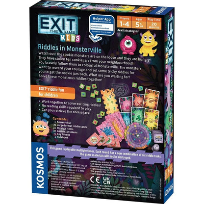 Exit kids: Riddles in Monsterville-Stalo žaidimai-Brain Games LT