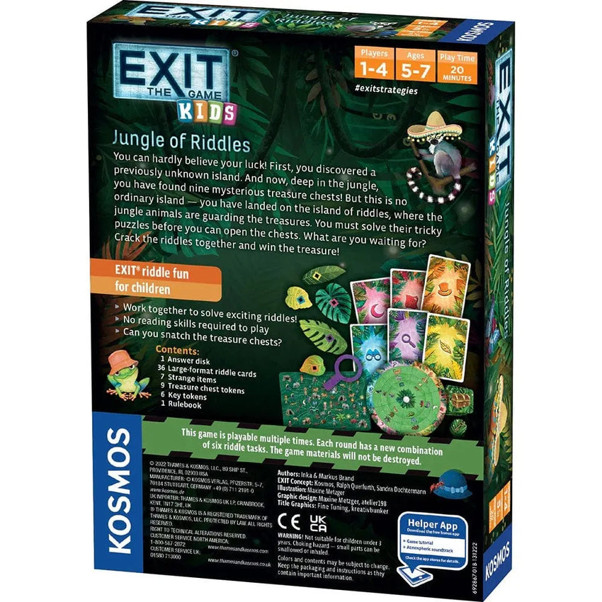 Exit kids: The Jungle of Riddles-Stalo žaidimai-Brain Games LT