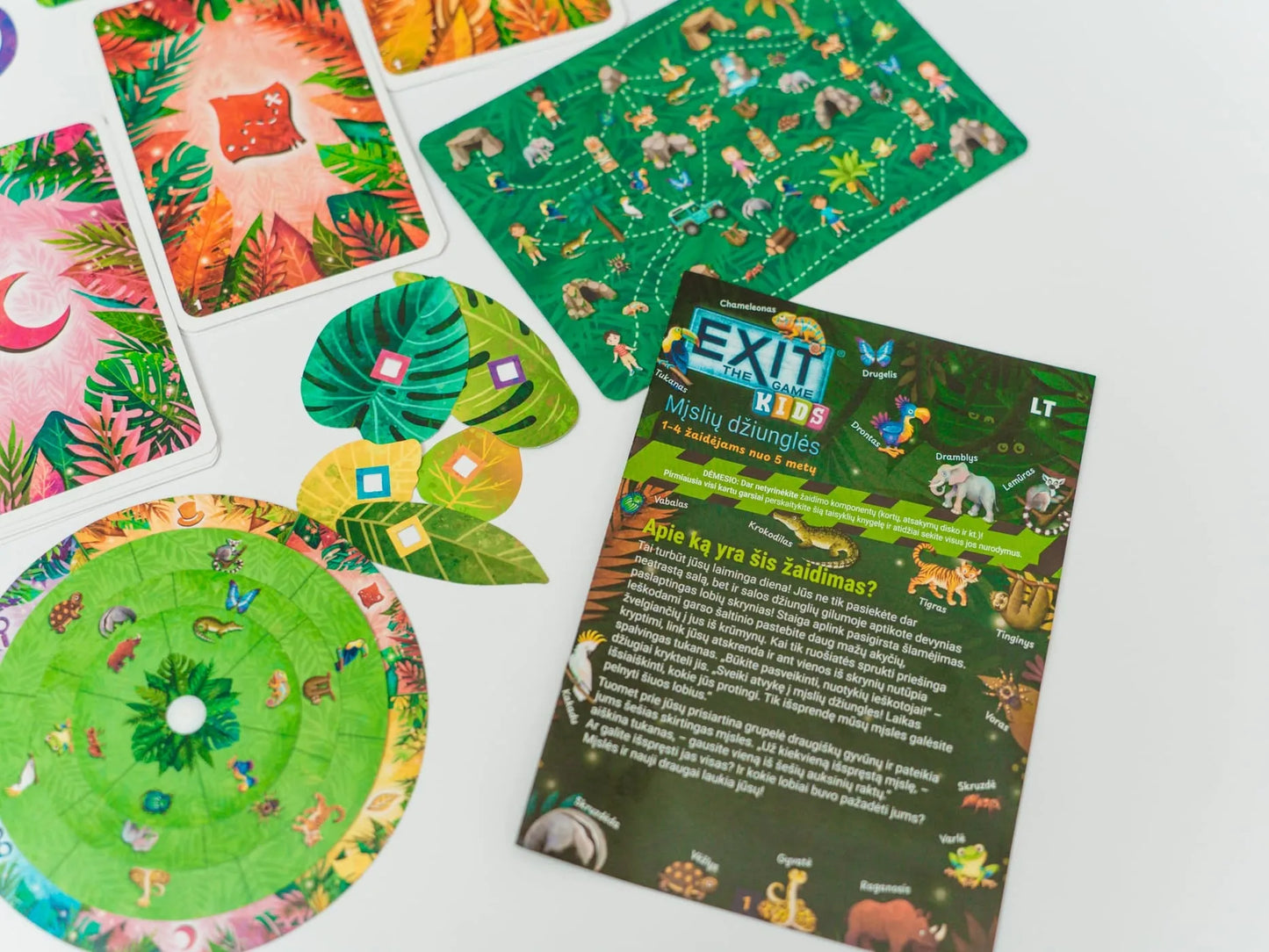 Brain Games LT Stalo žaidimai EXIT: Mįslių džiunglės