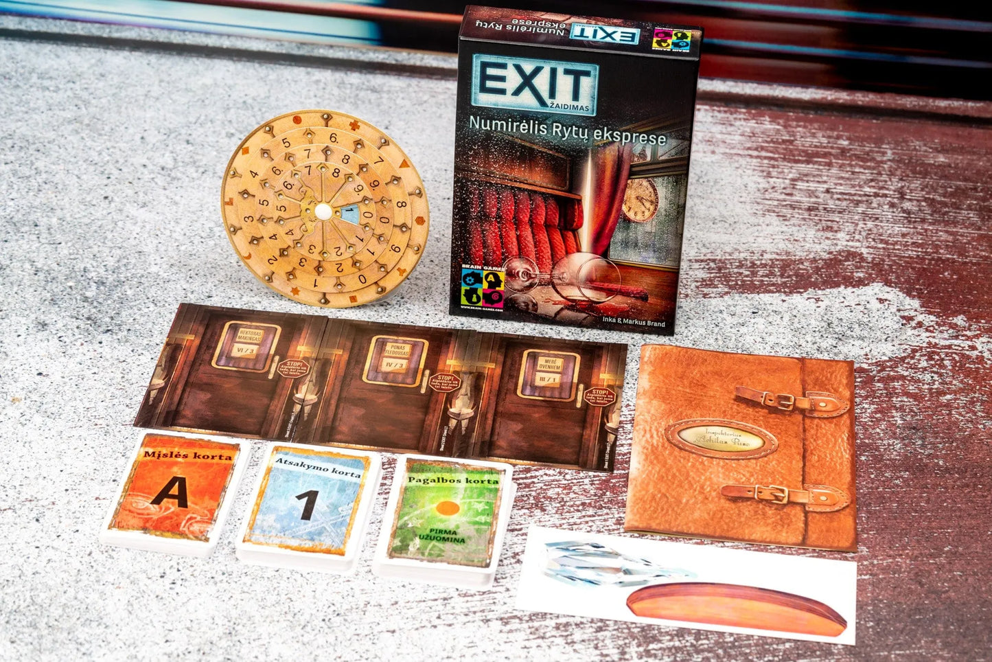 EXiT: Numirėlis Rytų eksprese-Stalo žaidimai-Brain Games LT