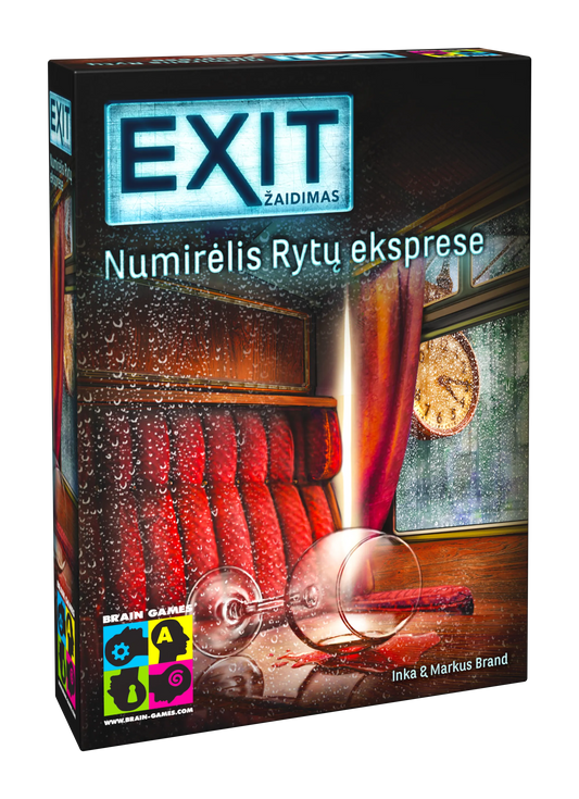 EXIT: Numirėlis Rytų eksprese-Stalo žaidimai-Brain Games LT