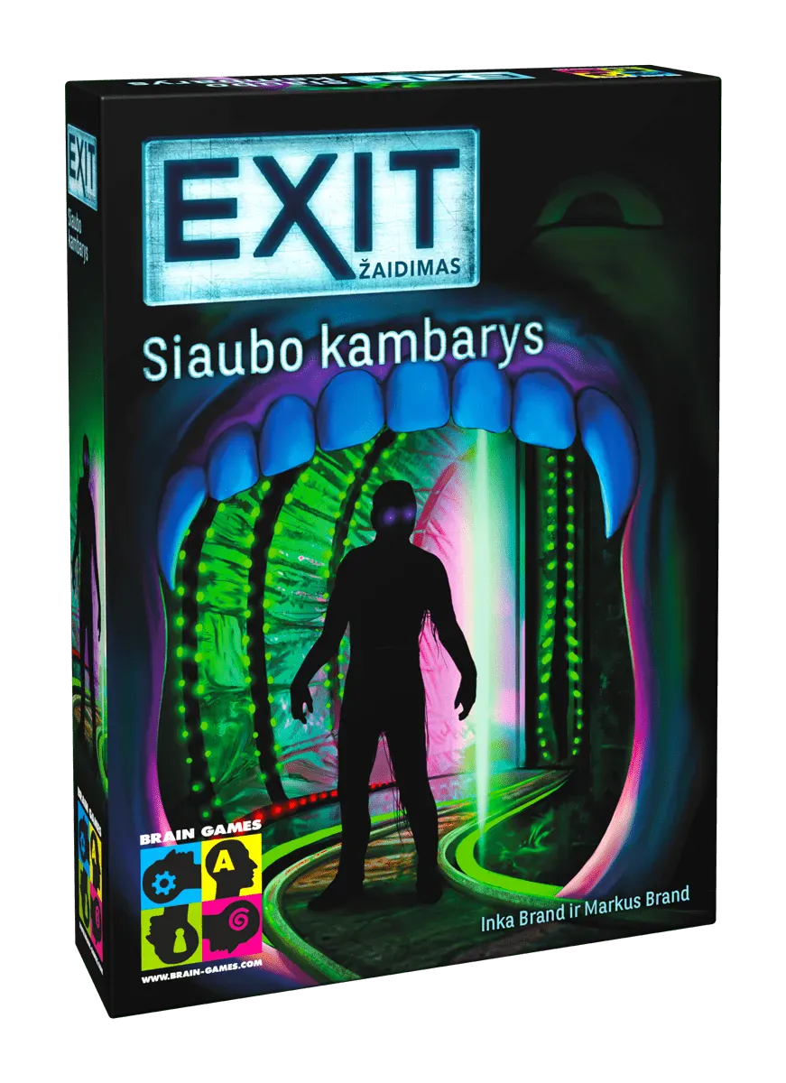 Exit: Siaubo kambarys-Stalo žaidimai-Brain Games LT