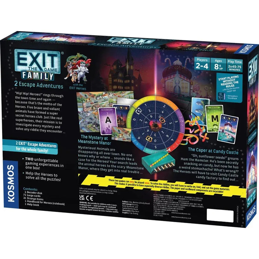 Kosmos Stalo žaidimai EXIT: The Game – Family: 2 Escape Adventures