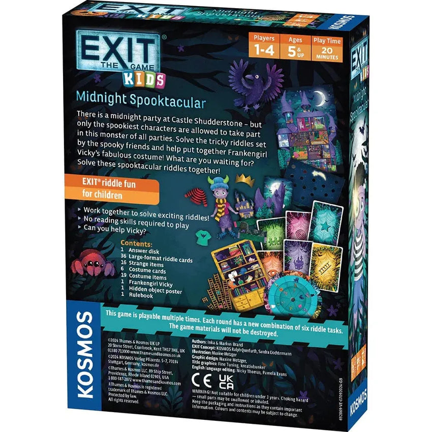 EXIT: The Game - Kids - Midnight Spooktacular-Stalo žaidimai-Brain Games LT