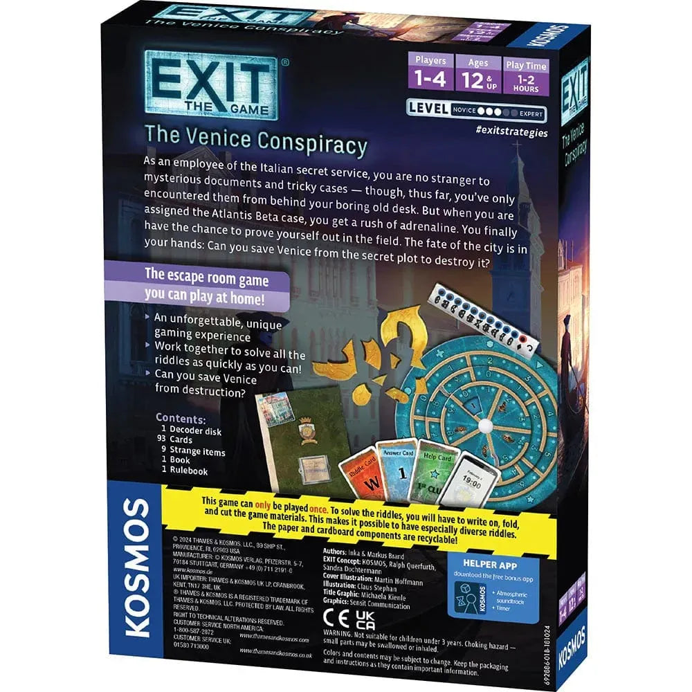 Kosmos Stalo žaidimai EXIT: The Game: The Venice Conspiracy