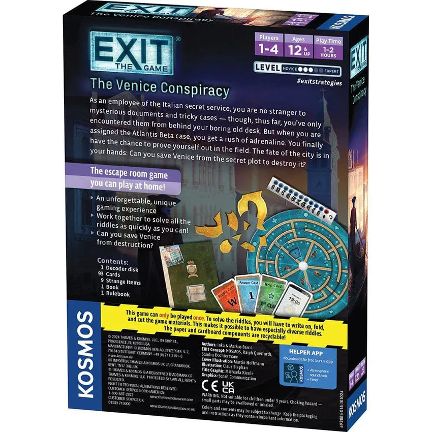 Kosmos Stalo žaidimai EXIT: The Game: The Venice Conspiracy