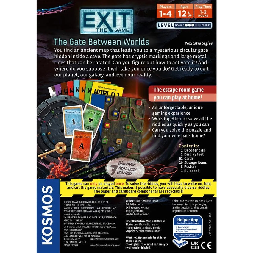 Exit: The Gate Between Worlds (EN)-Stalo žaidimai-Brain Games LT