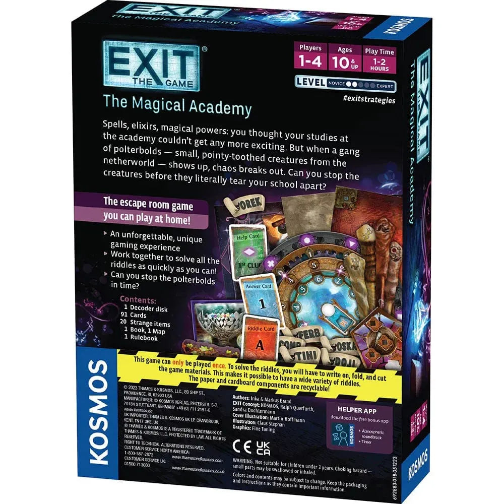 Exit: The Magical Academy-Stalo žaidimai-Brain Games LT
