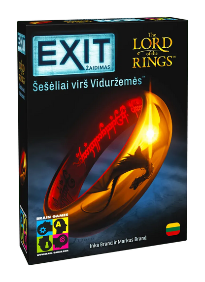 Exit: Žiedų valdovas. Šešėliai virš Viduržemės-Stalo žaidimai-Brain Games LT