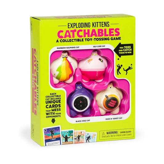 Exploding Kittens: Catchables 4-Pack-Stalo žaidimai-Brain Games LT