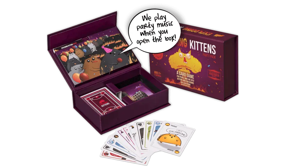 Exploding Kittens: Party Pack-Stalo žaidimai-Brain Games LT