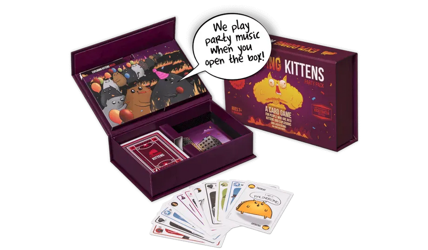 Exploding Kittens: Party Pack-Stalo žaidimai-Brain Games LT