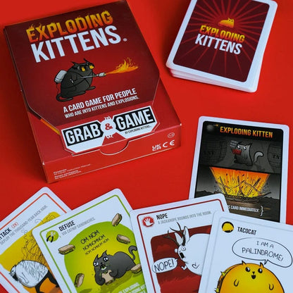 Exploding Kittens Stalo žaidimai Exploding Kittens Grab & Game