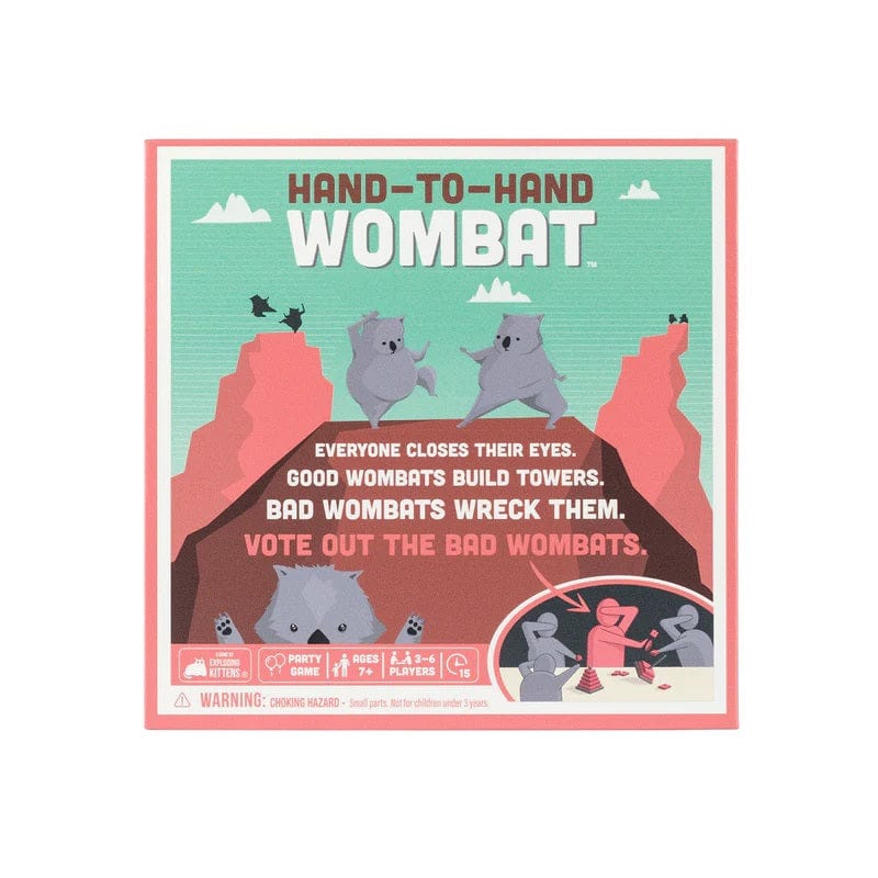 Exploding Kittens Stalo žaidimai Hand to Hand Wombat