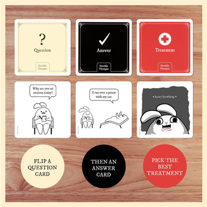 Exploding Kittens Stalo žaidimai Horrible Therapist