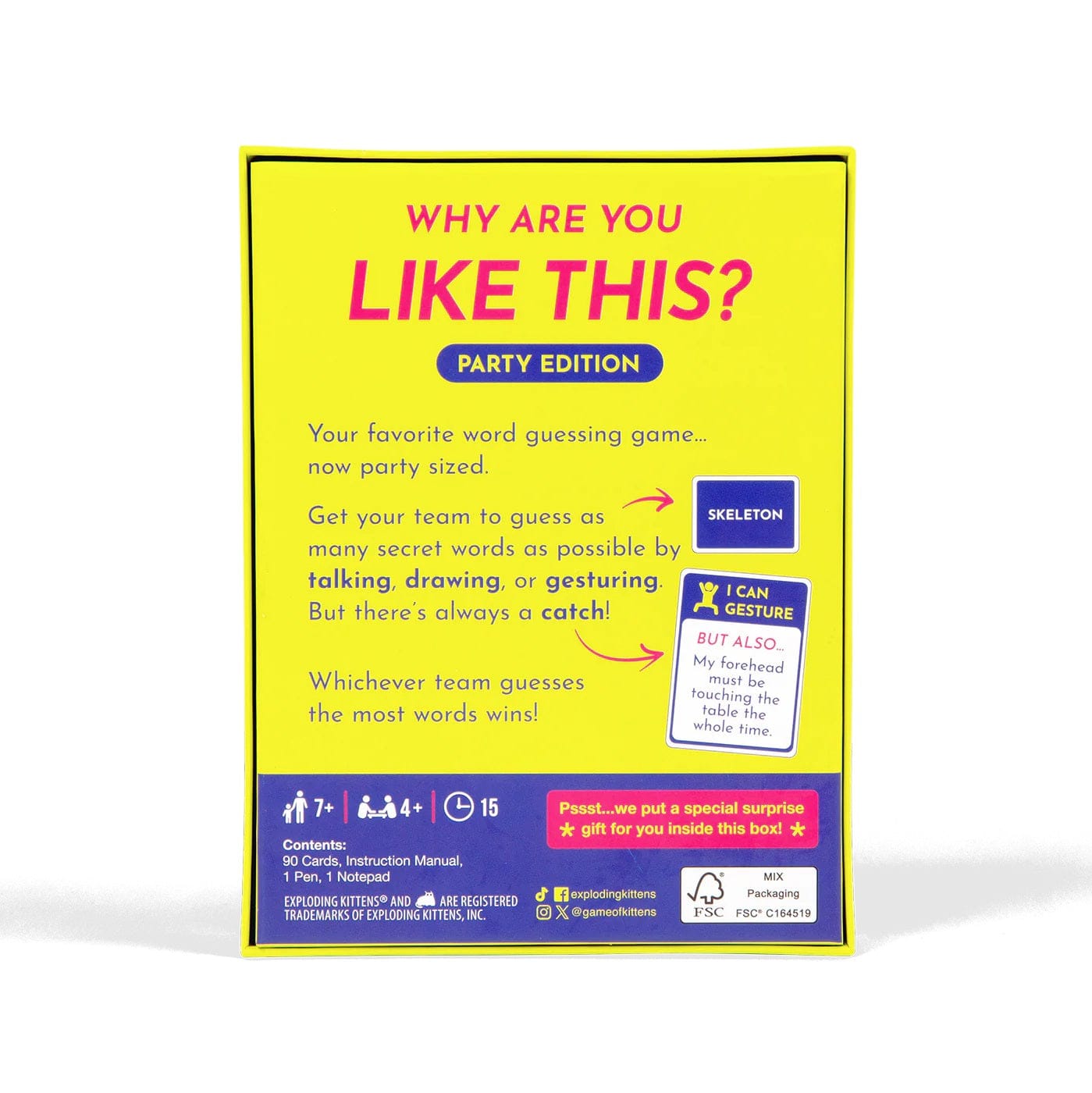 Exploding Kittens Stalo žaidimai Why Are You Like This - Grab & Game