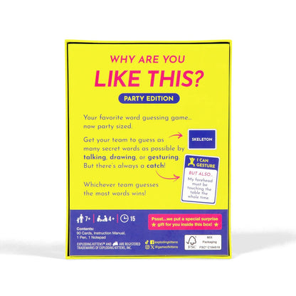 Exploding Kittens Stalo žaidimai Why Are You Like This - Grab & Game