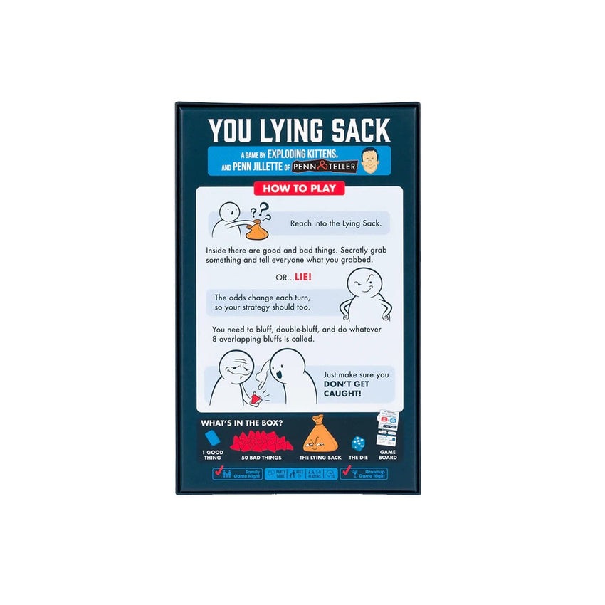 Exploding Kittens Stalo žaidimai You Lying Sack