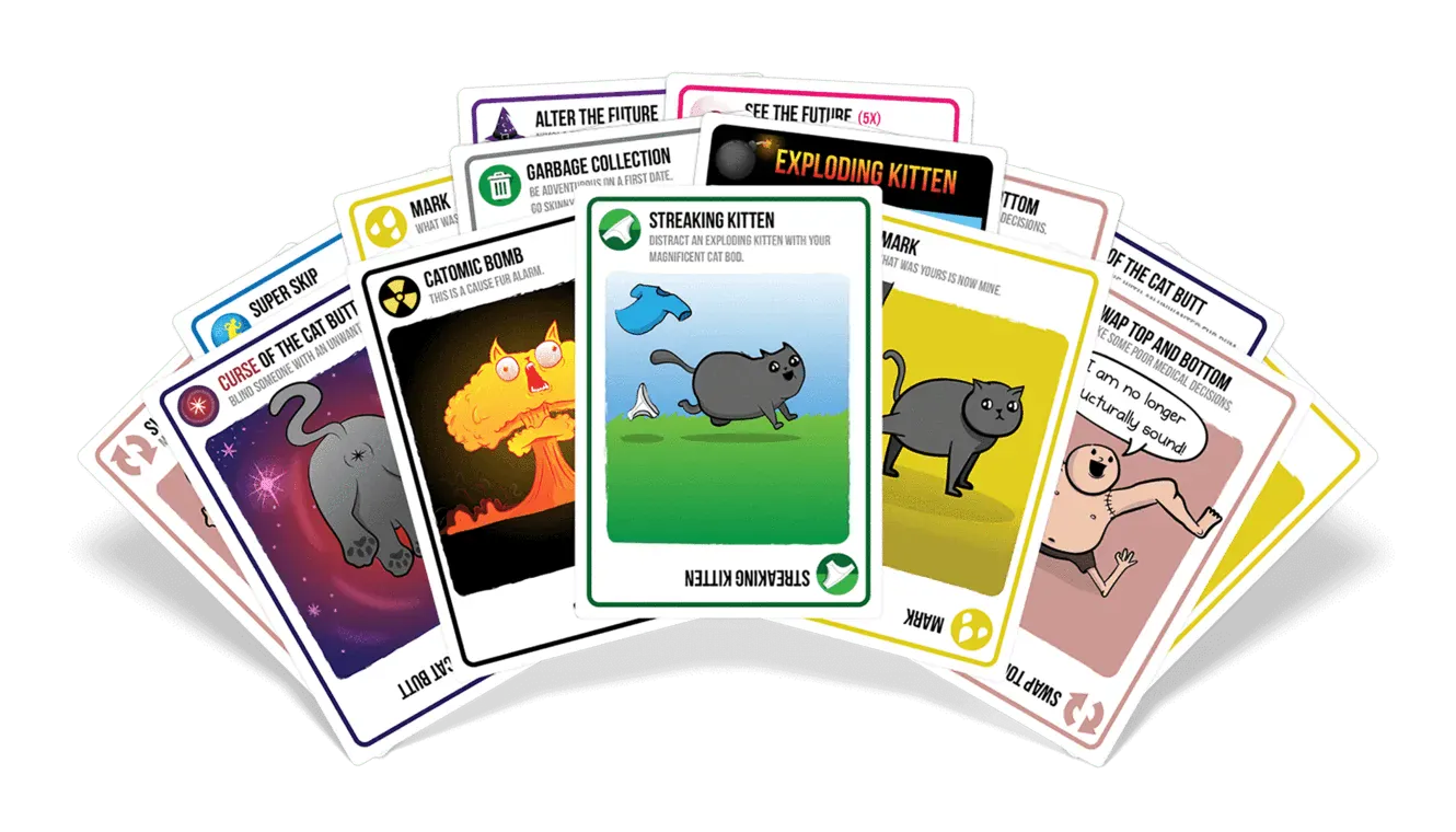 Exploding Kittens Streaking Kittens (papildymas)-Stalo žaidimai-Brain Games LT