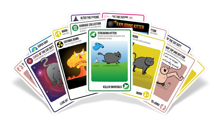 Exploding Kittens Streaking Kittens (papildymas)-Stalo žaidimai-Brain Games LT