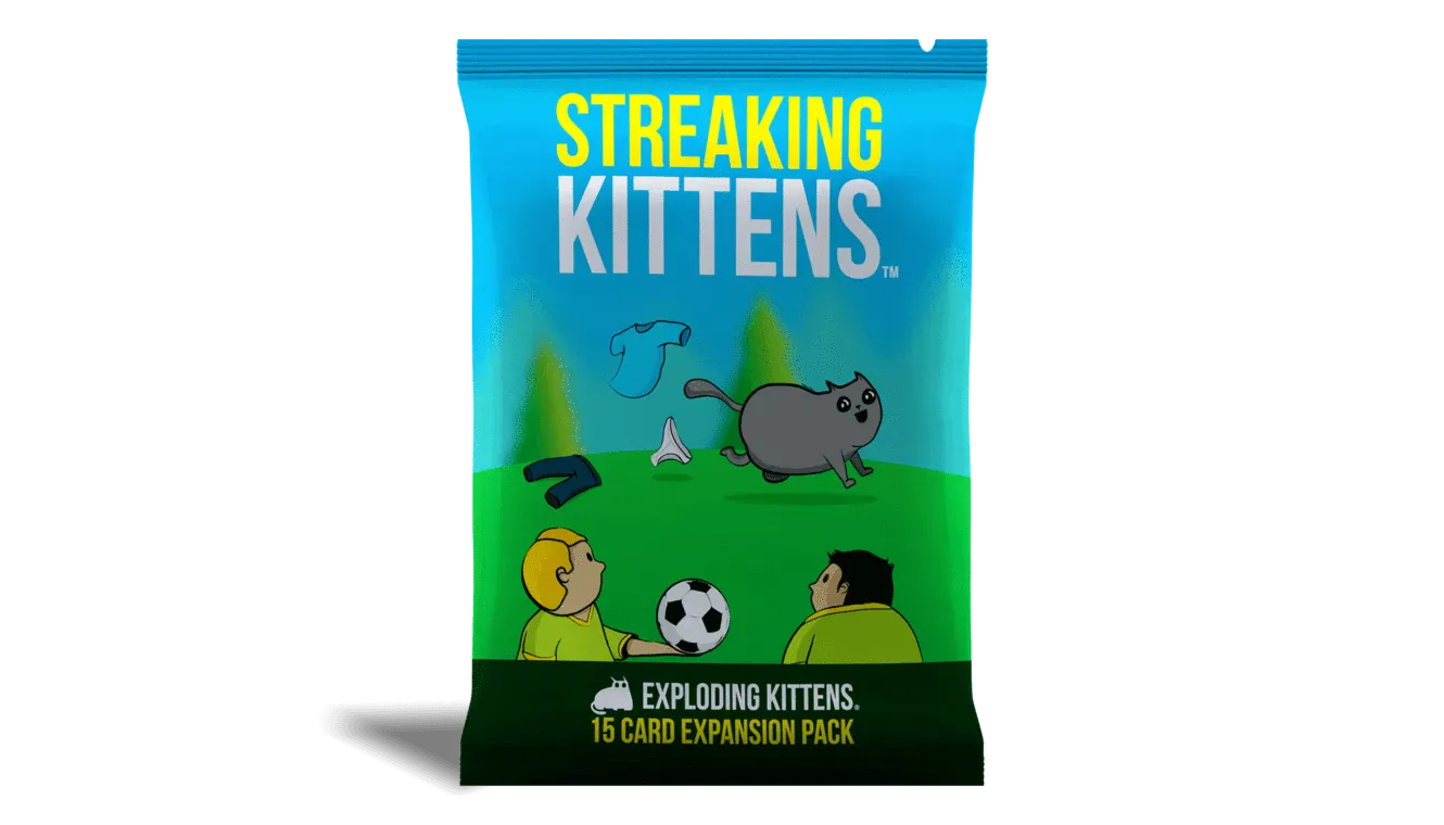 Exploding Kittens Streaking Kittens (papildymas)-Stalo žaidimai-Brain Games LT