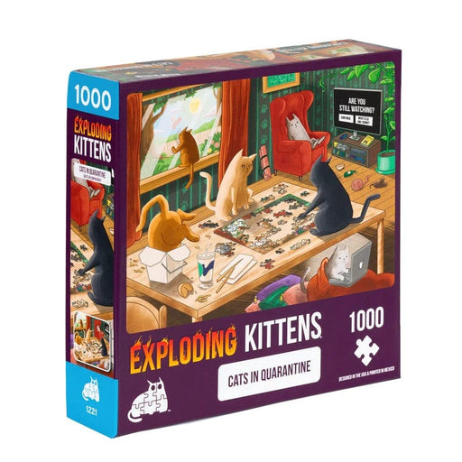Exploding Kittens Universalios dėlionės Cats in quarantine, 1000