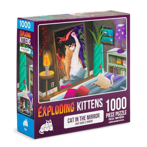 Exploding Kittens Universalios dėlionės Puzzle Cat Mirror, 1000