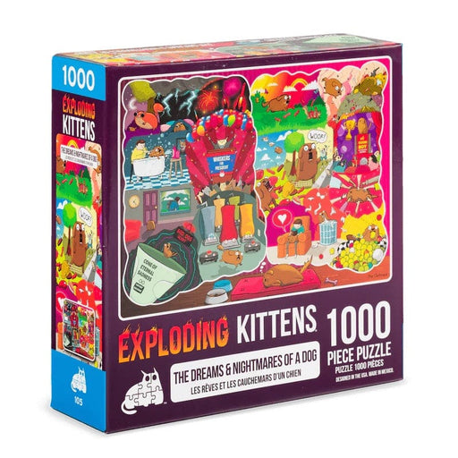 Exploding Kittens Universalios dėlionės Puzzle Dreams & Nightmares of Dog, 1000