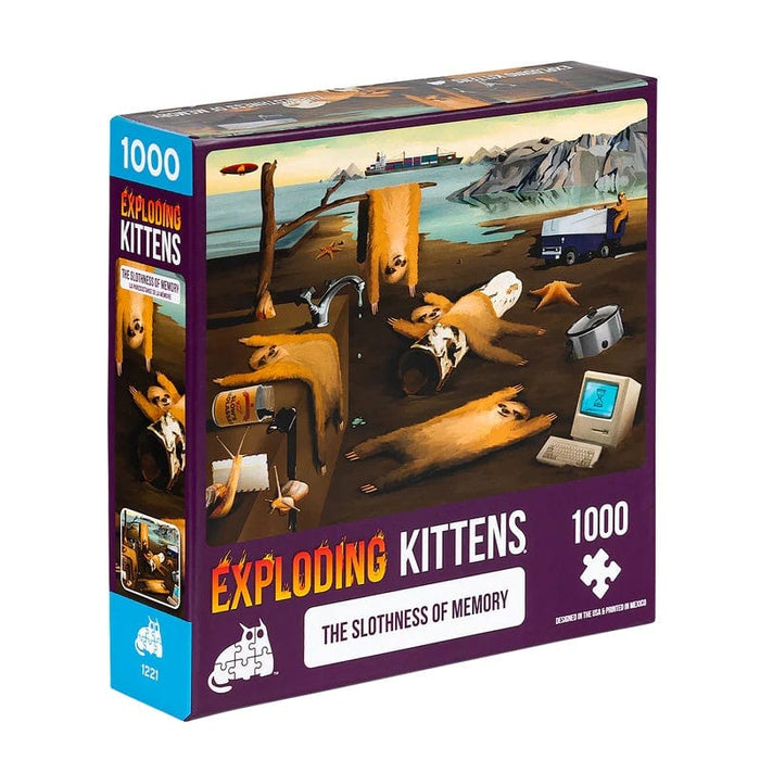 Exploding Kittens Universalios dėlionės Puzzle The Slothness Of Memory, 1000