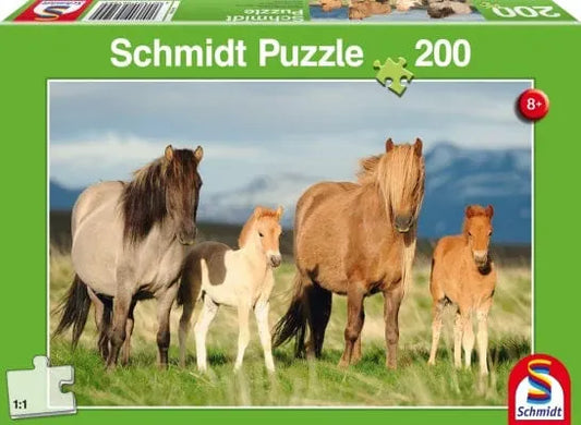 Family of Horses, 200-Vaikiškos dėlionės-Brain Games LT