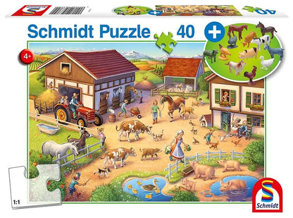 Farmer, 40-Vaikiškos dėlionės-Brain Games LT