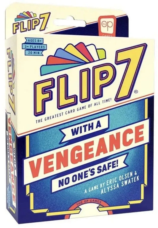 Flip 7 With a Vengeance-Stalo žaidimai-Brain Games LT