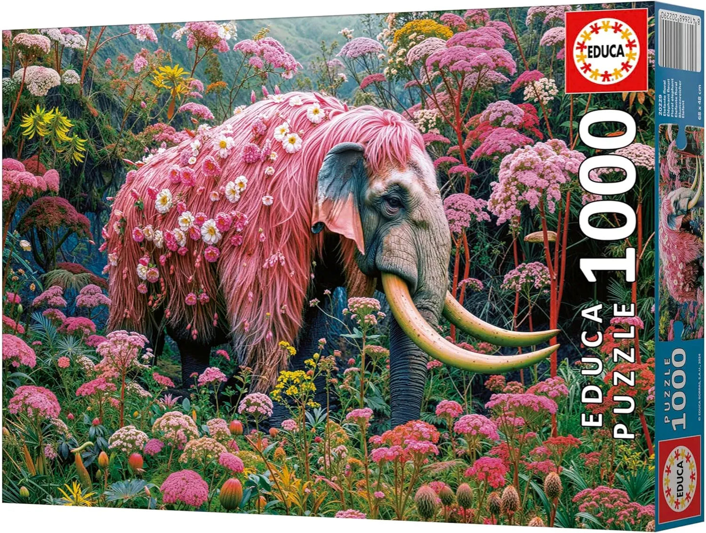 Floral Elephant, 1000-Universalios dėlionės-Brain Games LT