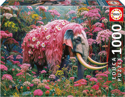 Floral Elephant, 1000-Universalios dėlionės-Brain Games LT