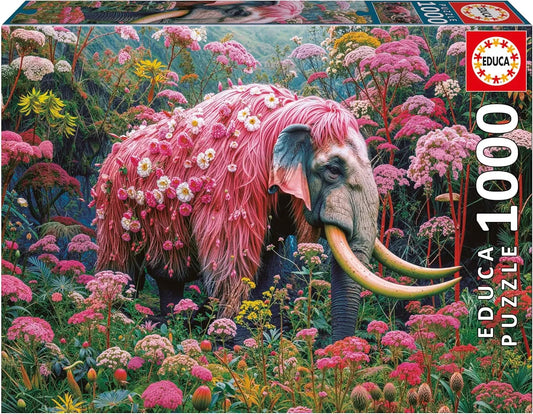 Floral Elephant, 1000-Universalios dėlionės-Brain Games LT