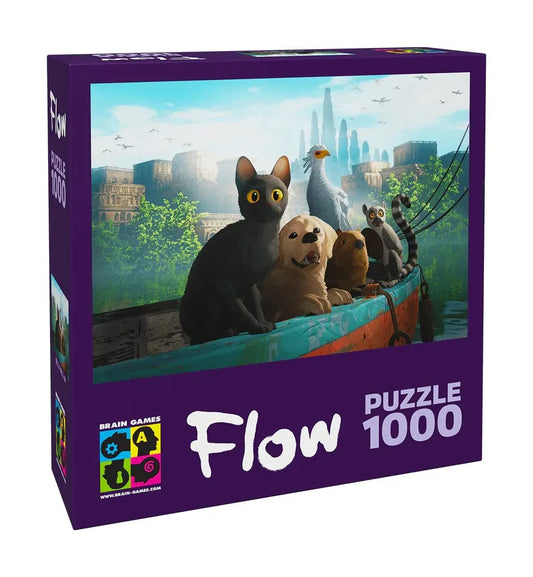 Flow, 1000-Universalios dėlionės-Brain Games LT