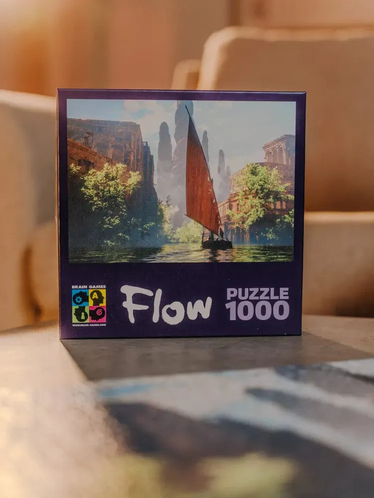 Flow – valtis, 1000-Universalios dėlionės-Brain Games LT