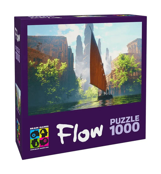 Flow – valtis, 1000-Universalios dėlionės-Brain Games LT