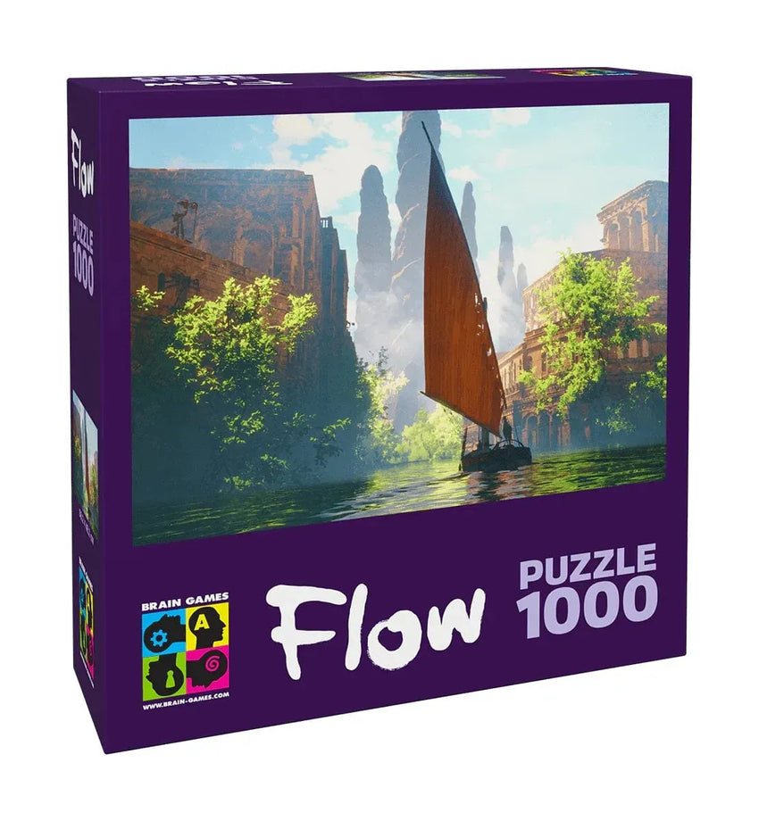 Flow – valtis, 1000-Universalios dėlionės-Brain Games LT