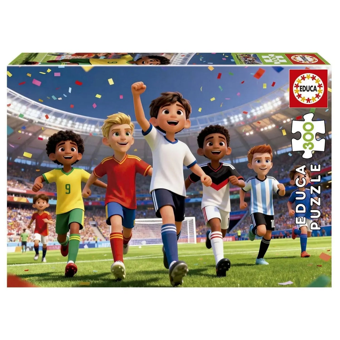 Football World, 300-Vaikiškos dėlionės-Brain Games LT