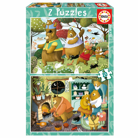 Forest tales, 2 × 20-Vaikiškos dėlionės-Brain Games LT