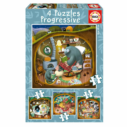 Forest tales, 25, 20, 16, 12-Vaikiškos dėlionės-Brain Games LT