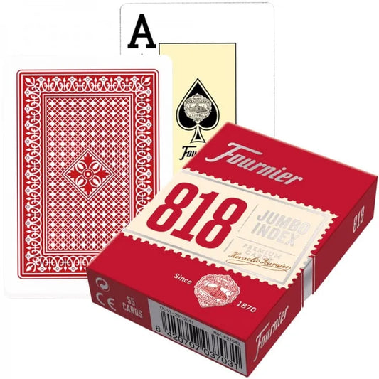 Fournier 818 kortos (Mėlyna/Raudona)-Kita-Brain Games LT