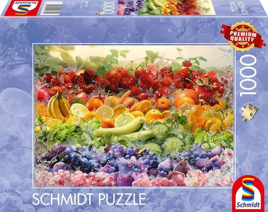 Fruit Cocktail, 1000-Universalios dėlionės-Brain Games LT