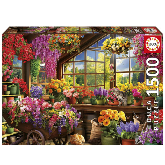 Garden shed, 1500-Universalios dėlionės-Brain Games LT