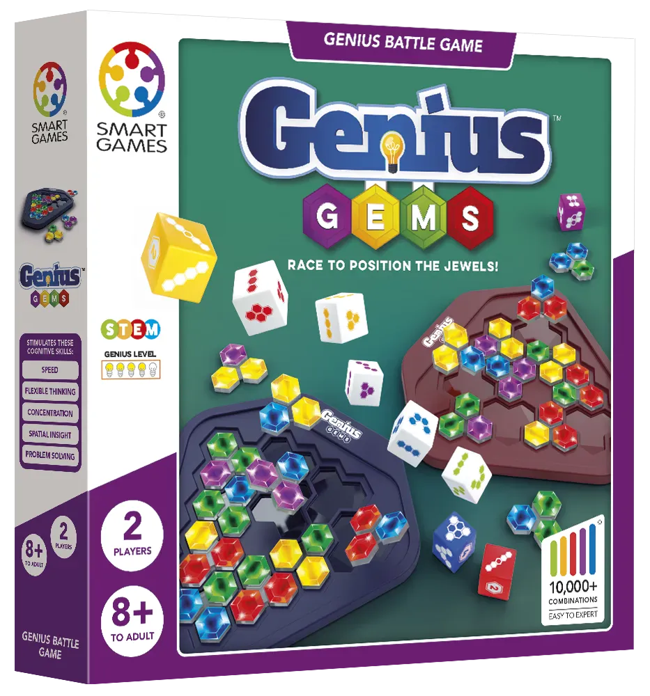 SmartGames Loginiai Žaidimai Genius Gems