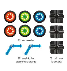 GEO 100 Wheels Set 11 pcs-Konstruktoriai-Brain Games LT