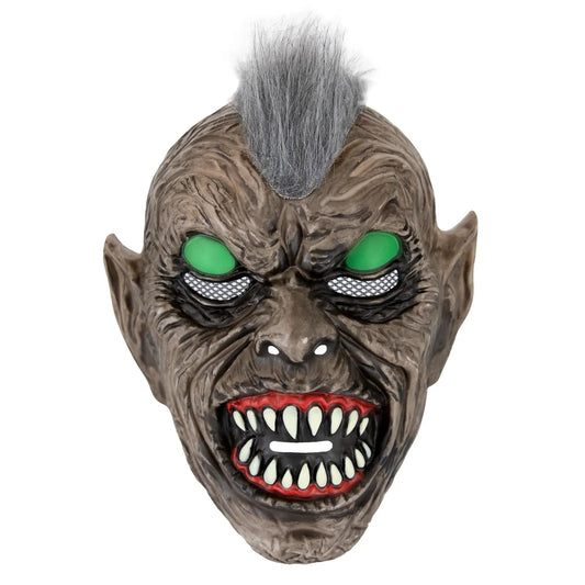 Goblino kaukė su fluorescencinėmis akimis, 20,5x26 cm-Kita-Brain Games LT
